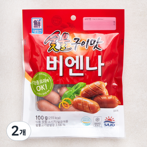 대림선 숯불구이맛 비엔나, 100g, 2개