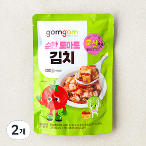 곰곰 순한 토마토 김치, 300g, 2개