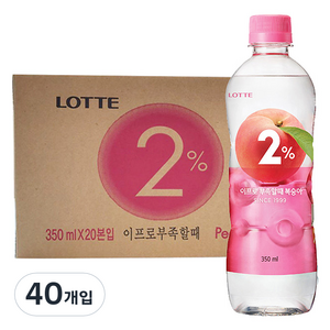 이프로 부족할때 복숭아, 350ml, 40개