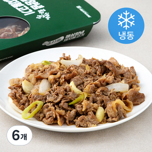 요리락 매실양념 돼지불고기 (냉동), 6개, 400g