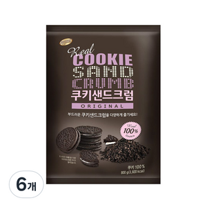 리치스 쿠키샌드 크럼, 6개, 800g