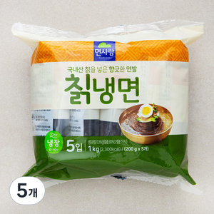 면사랑 냉장 칡냉면 5인분, 1kg, 5개