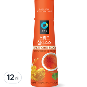 대상 청정원 스위트칠리소스, 365g, 12개