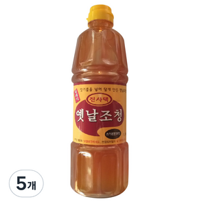 한강 진사댁 재래식 옛날 조청, 1.2kg, 5개