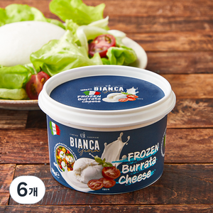 비앙카 부라타 치즈, 125g, 1개입, 6개