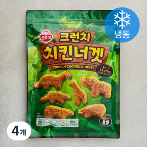 오뚜기 크런치 치킨너겟 (냉동), 480g, 4개