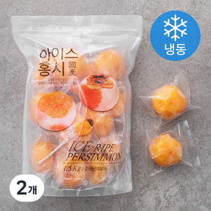 아이스 홍시 (냉동), 1.5kg, 2개