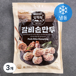 삼양 임꺽정 갈비 손만두 (냉동), 760g, 3개