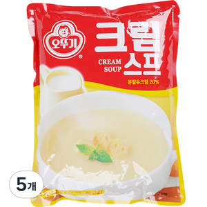 오뚜기 크림스프 1kg, 5개