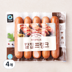 청정원 리치부어스트 칼집 프랑크, 300g, 4개