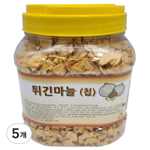 튀긴마늘 칩, 500g, 5개