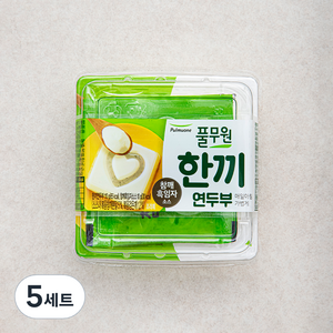 풀무원 한끼연두부 110g + 참깨흑임자 소스 10g 세트, 5세트