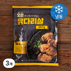 목우촌 오븐 닭다리살 오리지널 (냉동), 400g, 3개