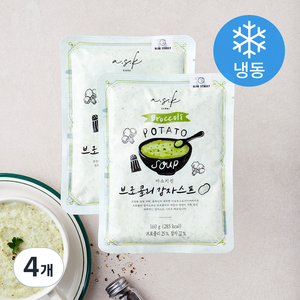 아소키친 브로콜리 감자스프 (냉동), 160g, 4개