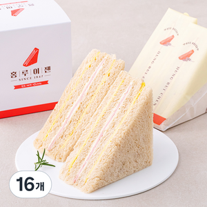 홍루이젠 호밀빵 햄 샌드위치, 68g, 16개