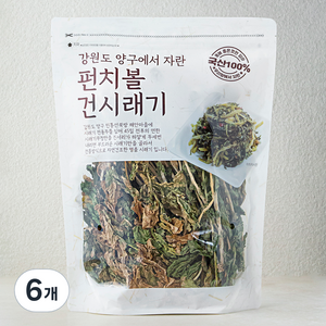 산들 양구 건시래기, 200g, 6개