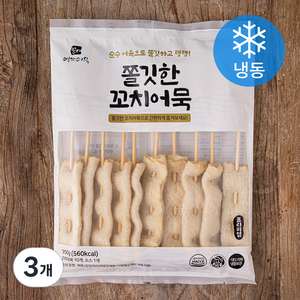 영자어묵 쫄깃한 꼬치어묵 (냉동), 350g, 3개