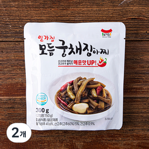 일가집 모듬 궁채장아찌, 300g, 2개