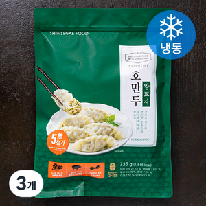 신세계푸드 호텔컬렉션 에센셜 호만두 왕교자 (냉동), 735g, 3개