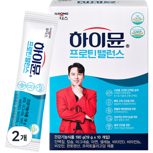 일동후디스 하이뮨 프로틴 밸런스 분말 스틱 10p, 190g, 2개