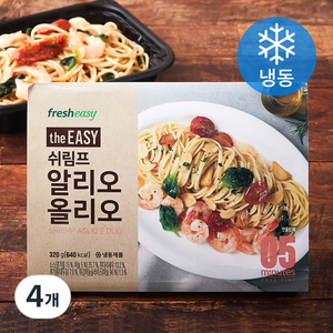 프레시지 the EASY 쉬림프 알리오 올리오 파스타 (냉동), 320g, 4개