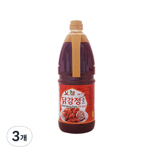 첫맛 닭강정 매운맛 소스, 2.1kg, 3개