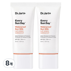 닥터자르트 에브리 선 데이 워터프루프 선 밀크 선스크린 SPF50+ PA++++, 30ml, 8개