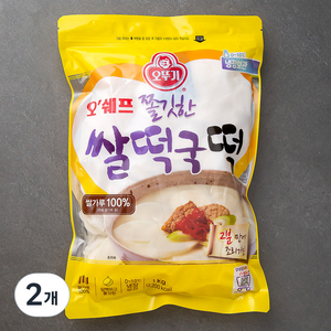 오뚜기 오쉐프 쌀떡국떡, 1kg, 2개