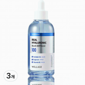 웰라쥬 리얼 히알루로닉 블루 앰플, 100ml, 3개