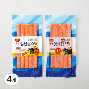 동원 엄선 랍스틱, 140g, 4개