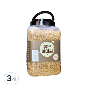 냉장고쏙 볶은 아마씨, 3kg, 3개