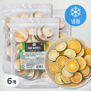 뉴뜨레 청귤 슬라이스 (냉동), 500g, 6개