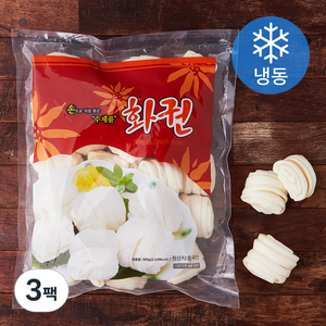 꽃빵 30개입 (냉동), 900g, 3팩