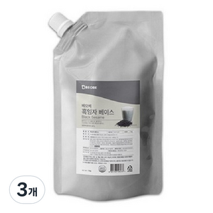 베오베 흑임자베이스, 1kg, 3개