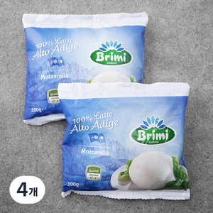 브리미 모짜렐라, 100g, 1개입, 4개