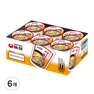 농심 사리곰탕컵 61g, 36개