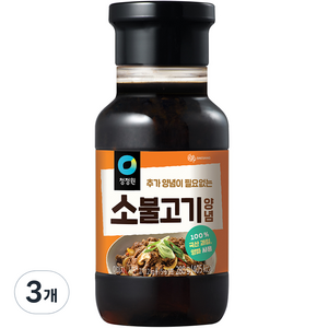 대상 청정원 소불고기 양념 소스, 280g, 3개