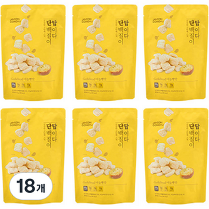 자연공유 단백질이 답이다 고단백 스낵 마늘빵맛, 50g, 18개