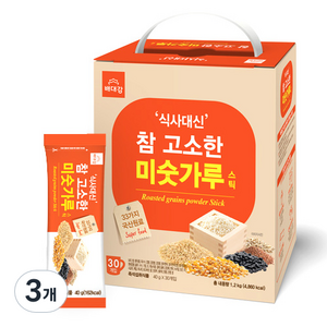 배대감 식사대신 참 고소한 미숫가루 스틱, 1.2kg, 3개