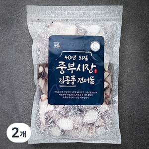 40년 외길 중부시장 김종풍 쫄깃 동전오족 (냉동), 500g, 2개