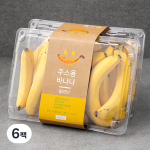 주스용 바나나, 1.7kg, 6팩