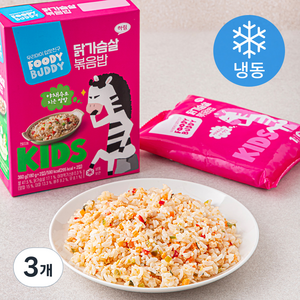 푸디버디 닭가슴살 볶음밥 2입 (냉동), 180g, 6개