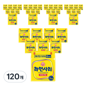 오뚜기 라면사리 멀티팩 110g, 120개