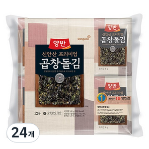 동원 곱창돌김 식탁 8p, 4g, 24개