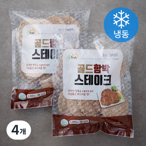 굿프랜즈 골드 함박 스테이크 (냉동), 1kg, 4개