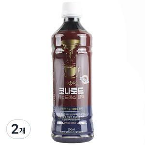 코나로드 에스프레소 액상 과테말라안티구아), 500ml, 2개