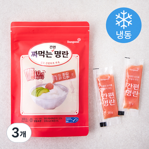 동원산업 짜먹는 간편명란 (냉동), 300g, 3개