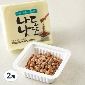 맑은물에 나도 낫또 2개입, 91g, 2개