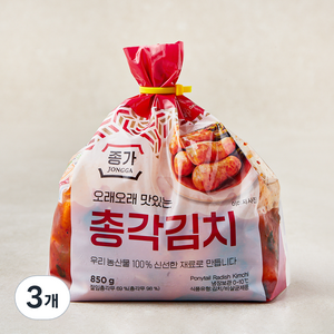 대상 종가 총각김치, 850g, 3개