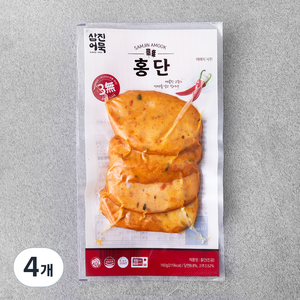 삼진어묵 홍단 어묵 4개입, 160g, 4개